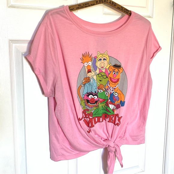 Disney Tops - Disney The Muppets Pink Graphic T-Shirt – Size 2XL